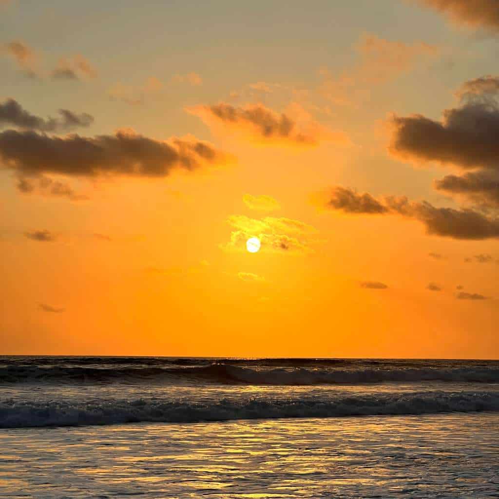 kedungu beach is the top place in tabanan to view the sunset