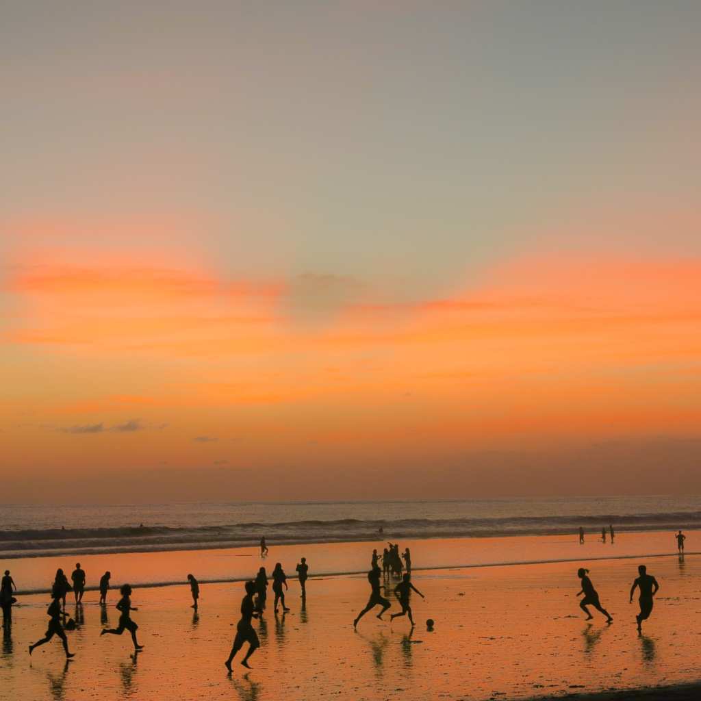 kuta beach is best place to spend with family