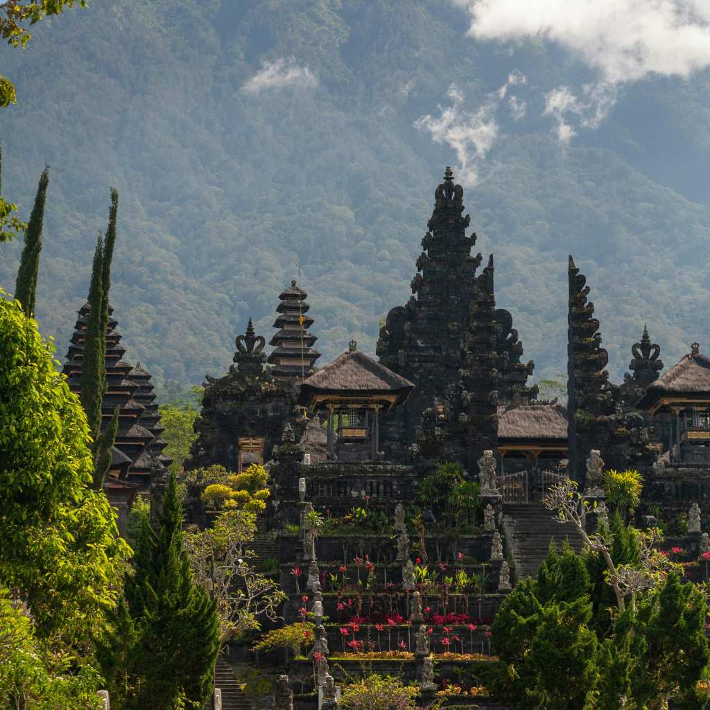 besakih temple is the most popular historical tourism in Bali