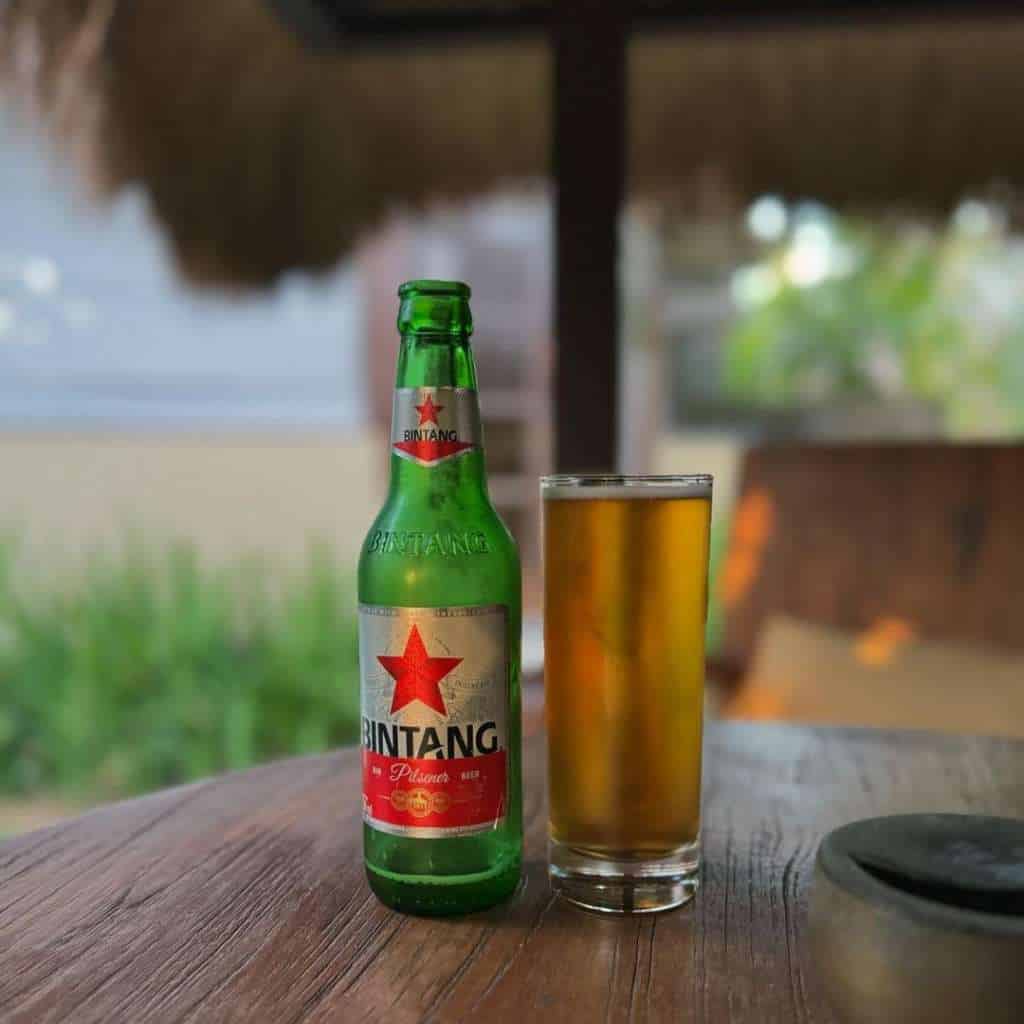 bintang pilsener is favorite beer by tourist. its the iconic bali beers