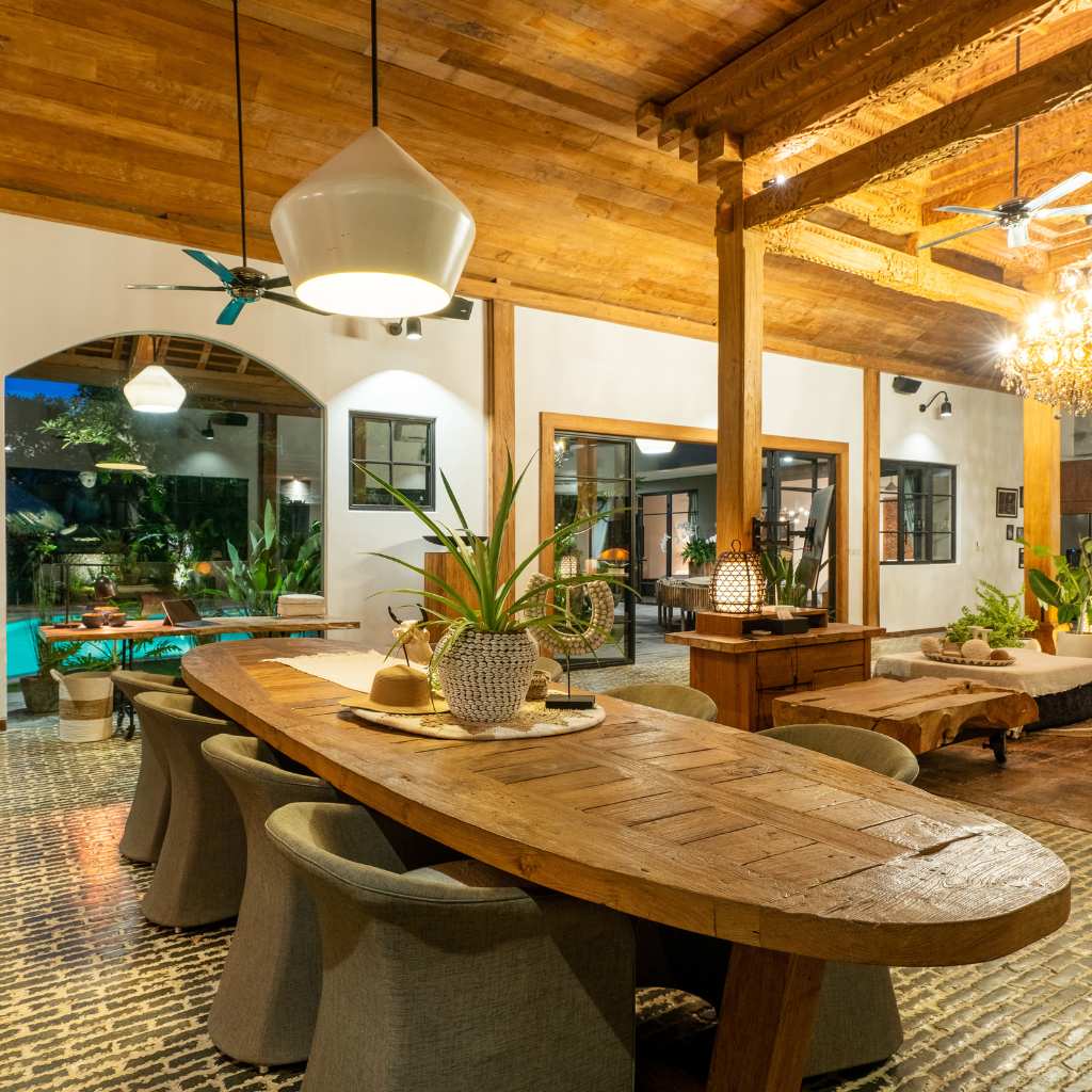 villa with spacious living area in canggu bali is villa lio