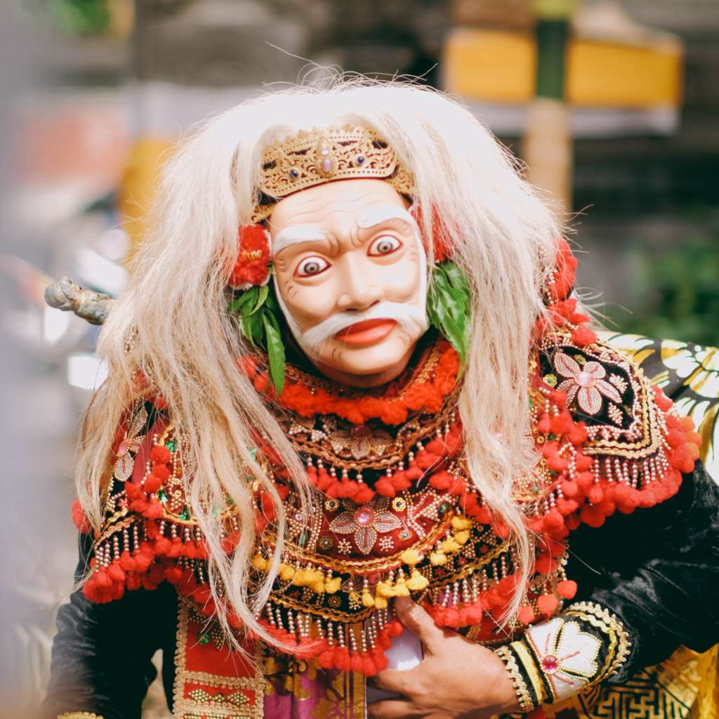 topeng dance or balinese mask dance