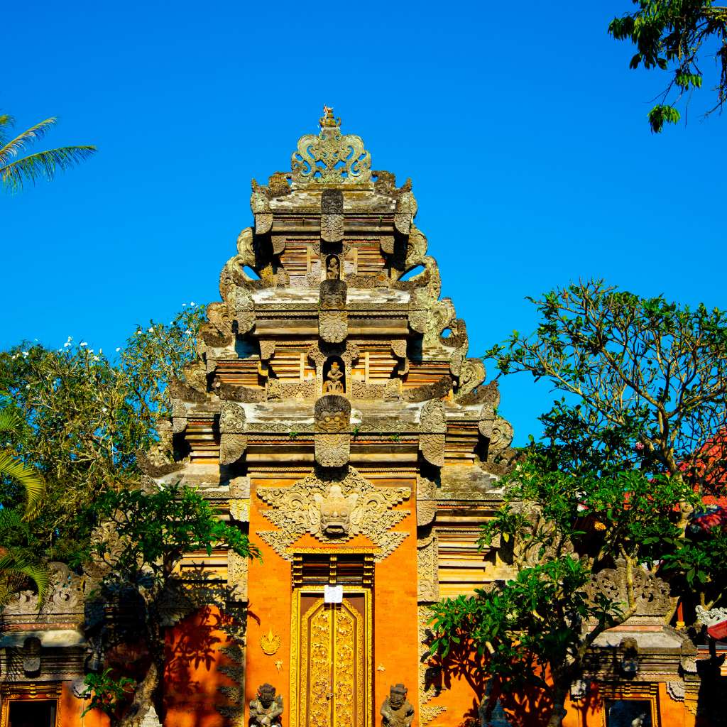 ubud palace is an iconic site in ubud town center