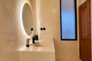villa merion, white villa minimalist in bali rent monthly