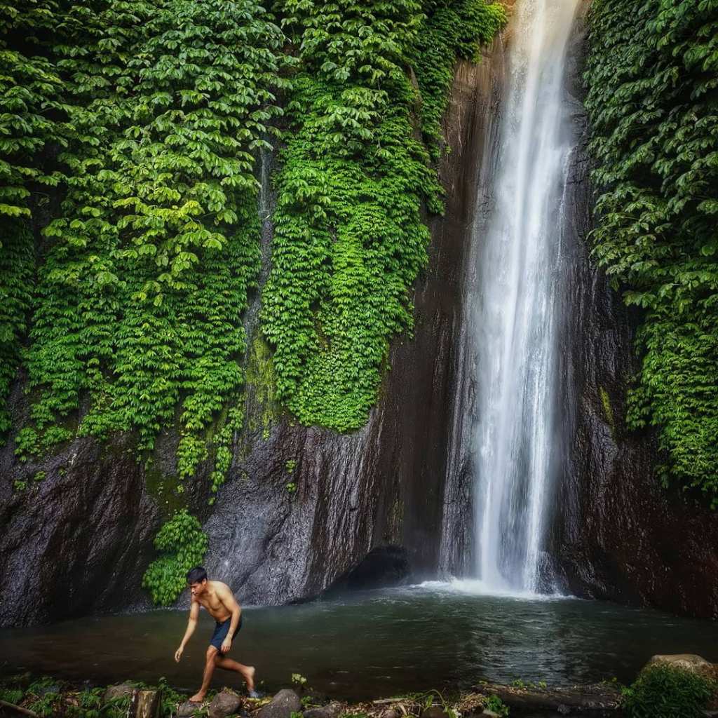 waterfall in munduk bali