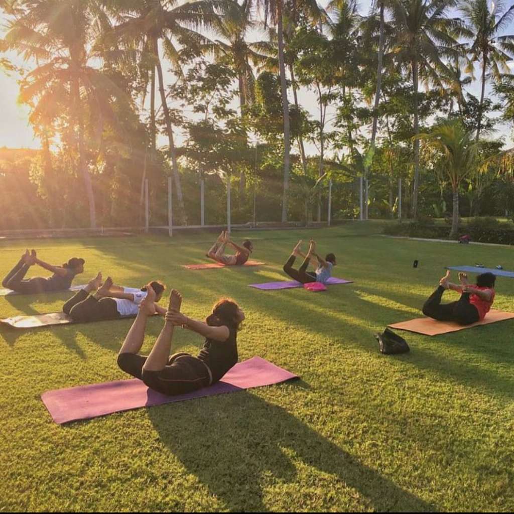 Bali is a hub yoga and meditation