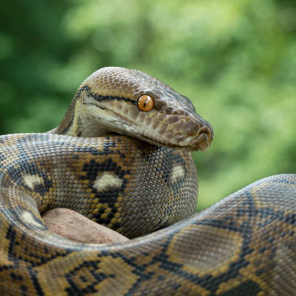 Reticulated Python in Bali